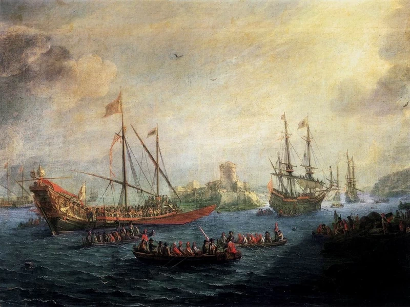 1613-Gaspar van Eyck - Paesaggio marino, ca. 1650 - Museo del Prado